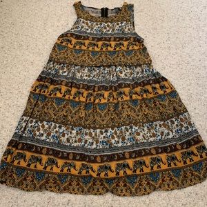 Elephant printed dress